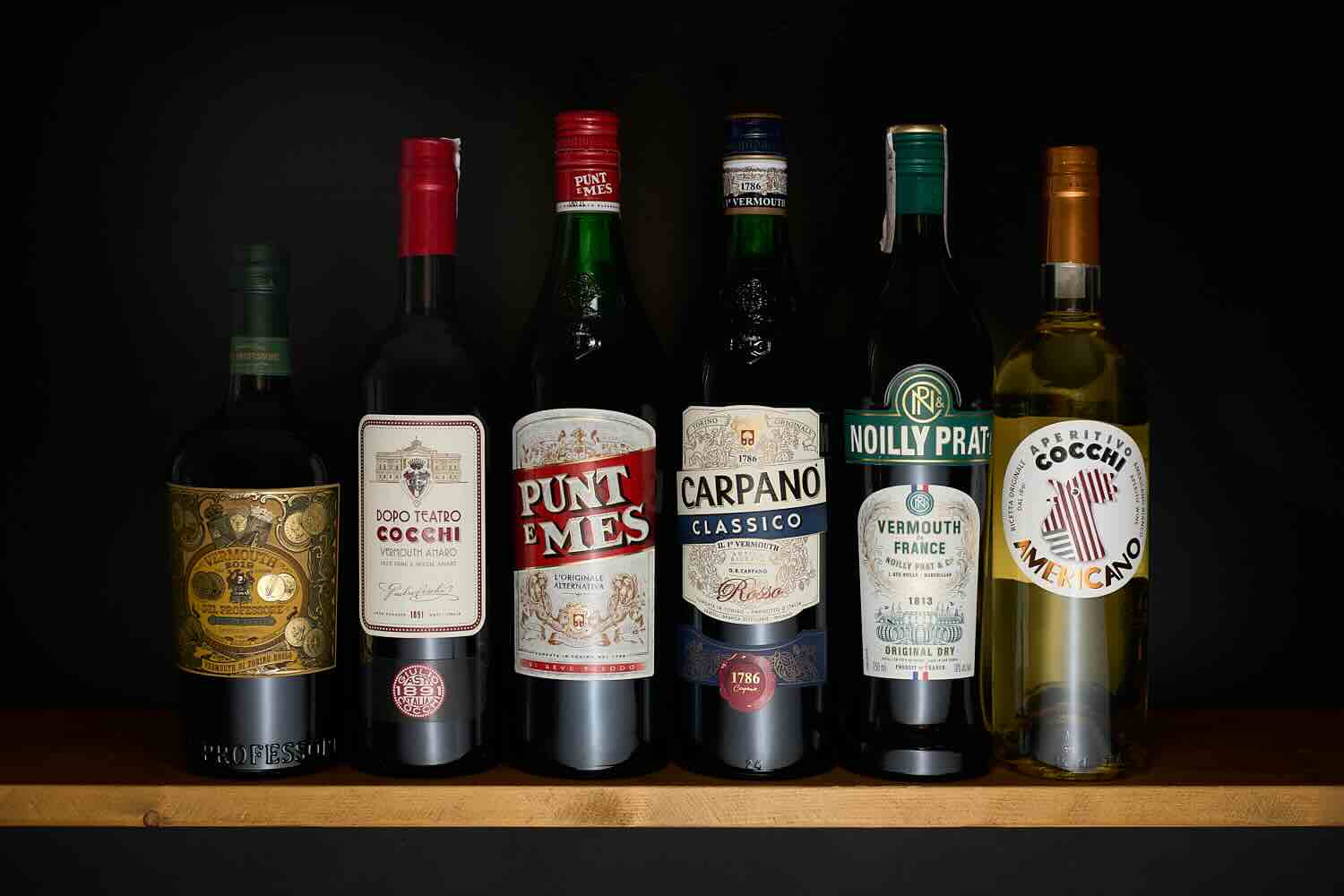 bottiglie di vermouth
